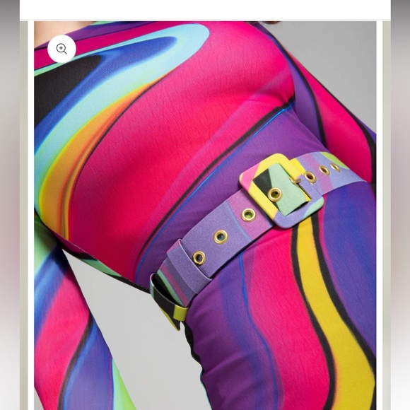 Maria Escote Psychedelic gown, long dress - Picture 2 of 9